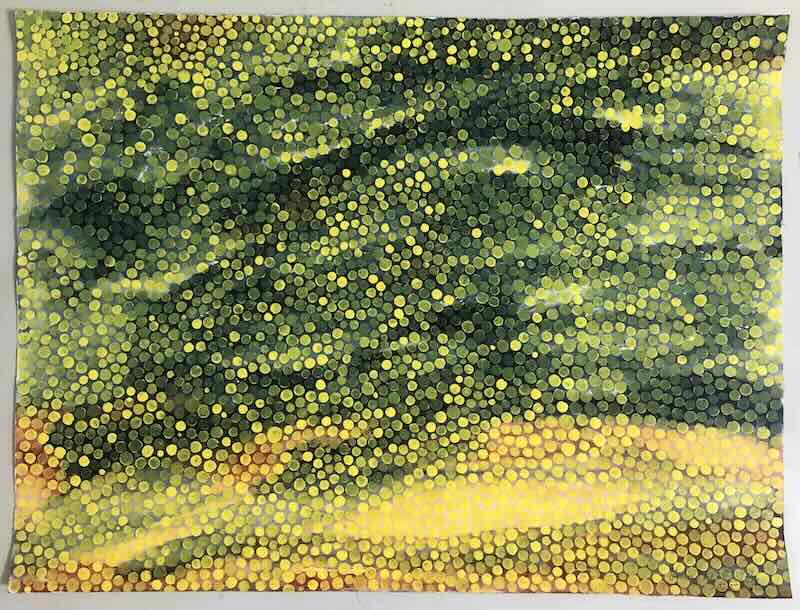 abstract painting, home, storm at dusk, layered, watercolour, watercolor, varnish, Bütten, illusion, light